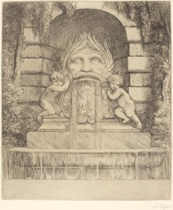Fountain: Grotesque, Children and Basin