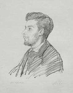 Frédéric Régamey by Alphonse Legros
