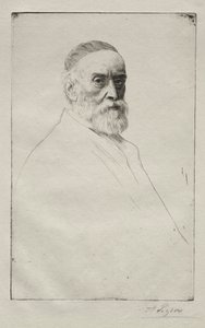 G. F. Watts by Alphonse Legros