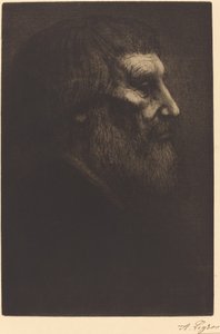 Head of a Beggar by Alphonse Legros