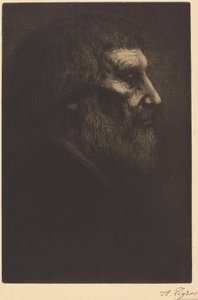 Head of a Beggar by Alphonse Legros