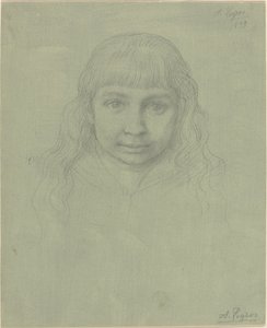 Head of a Child, 1893 by Alphonse Legros