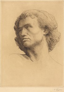 Head of a Man by Alphonse Legros