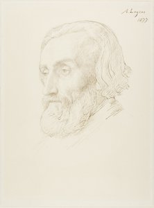 Head of a Man by Alphonse Legros