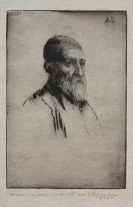 Head of a Man by Alphonse Legros