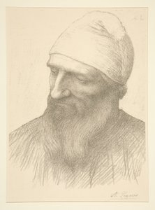 Head of a Man by Alphonse Legros