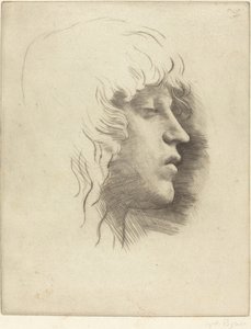 Head of a Young Girl by Alphonse Legros