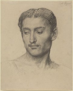 Head of a Young Man by Alphonse Legros