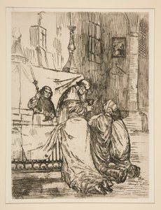 Communion in the... by Alphonse Legros