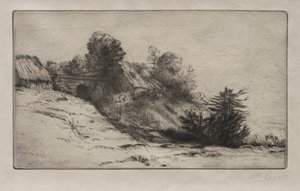 The Farm of Bienheureux (2nd Plate) by Alphonse Legros