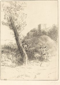 Landscape by Alphonse Legros
