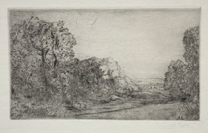 Landscape: Sunrise by Alphonse Legros