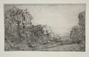 Landscape: Sunrise by Alphonse Legros