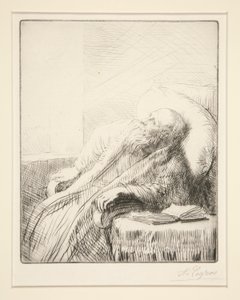 The Convalescent by Alphonse Legros