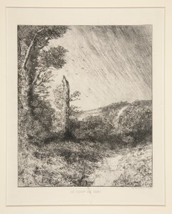 The Gust of Wind by Alphonse Legros