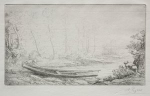 Departure for Fishing, in the Mists