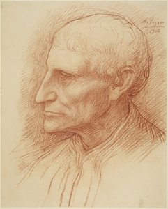 The Old Clerron by Alphonse Legros