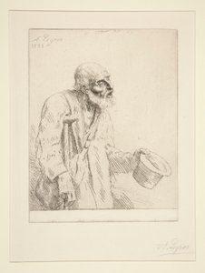 The Beggar by Alphonse Legros