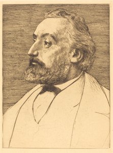 Leon Gambetta, 2nd plate by Alphonse Legros