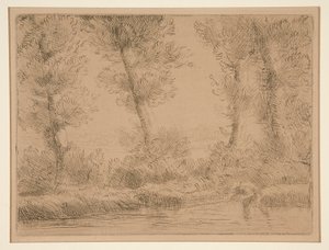 The Banks of the Liane by Alphonse Legros