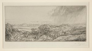 Mushroom Gatherers by Alphonse Legros