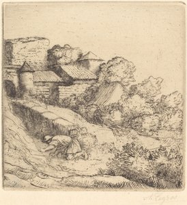 Little Burner of Grass by Alphonse Legros