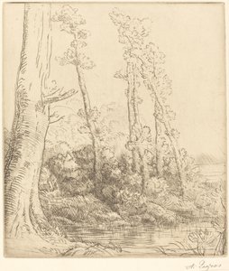 Little Pond by Alphonse Legros