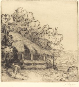 Little Shelter by Alphonse Legros