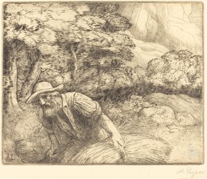 Man Foraging