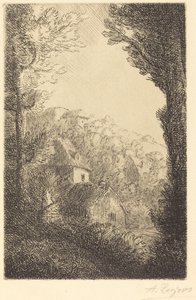Old Chateau by Alphonse Legros