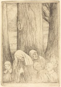 Orphans by Alphonse Legros