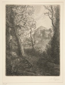 Landscape by Alphonse Legros