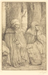 Peasants by Alphonse Legros