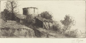 Pigeon Tower by Alphonse Legros