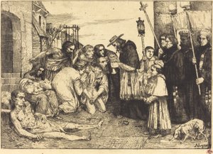 Plague Victims of Rome by Alphonse Legros