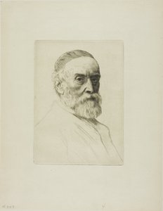 Portrait of G. F. Watts, R.A. by Alphonse Legros
