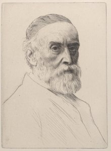 Portrait of George Frederic Watts, 1879 by Alphonse Legros
