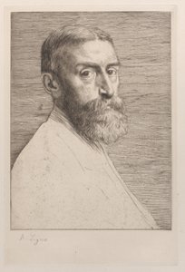 Portrait of Sir Edward John Poynter, 1877 by Alphonse Legros