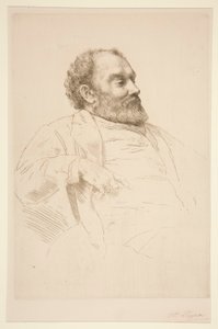 Portrait of Val Prinsep, R.A. by Alphonse Legros
