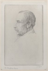 Portrait of William Cawthorne Unwin by Alphonse Legros