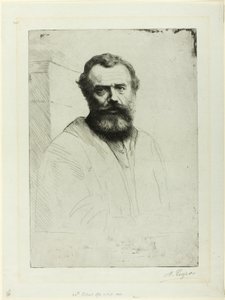 Portrait of the Artist by Alphonse Legros