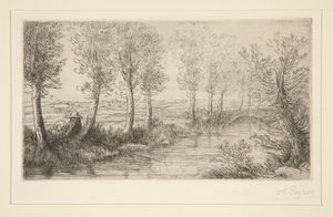 Near the Mill by Alphonse Legros