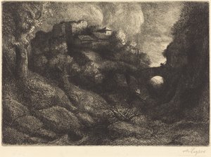 Remembrance of Italy by Alphonse Legros