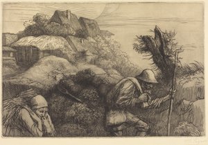 Return from the Woods by Alphonse Legros