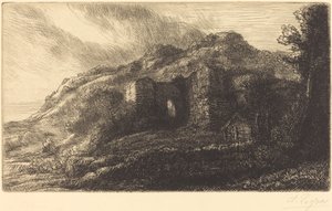 Ruins of a Chateau by Alphonse Legros