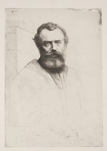 Self-Portrait (Third Plate) by Alphonse Legros