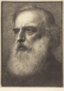 Self-Portrait, 4th Plate by Alphonse Legros