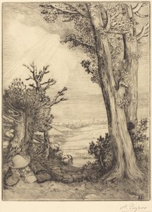 Siesta in the Country by Alphonse Legros