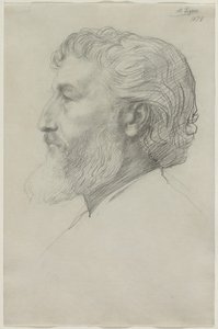 Sir Frederick Leighton by Alphonse Legros