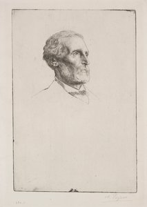 Sir Frederick W. Burton by Alphonse Legros
